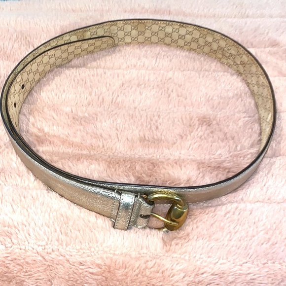 Gucci Gold Metalic Belt main image 4